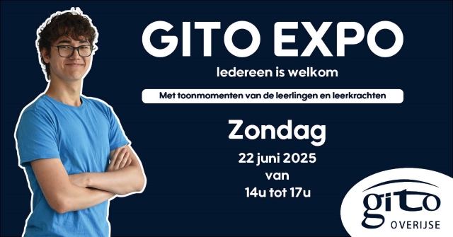 Zondag 22 juni Gito Expo (14u-17u)